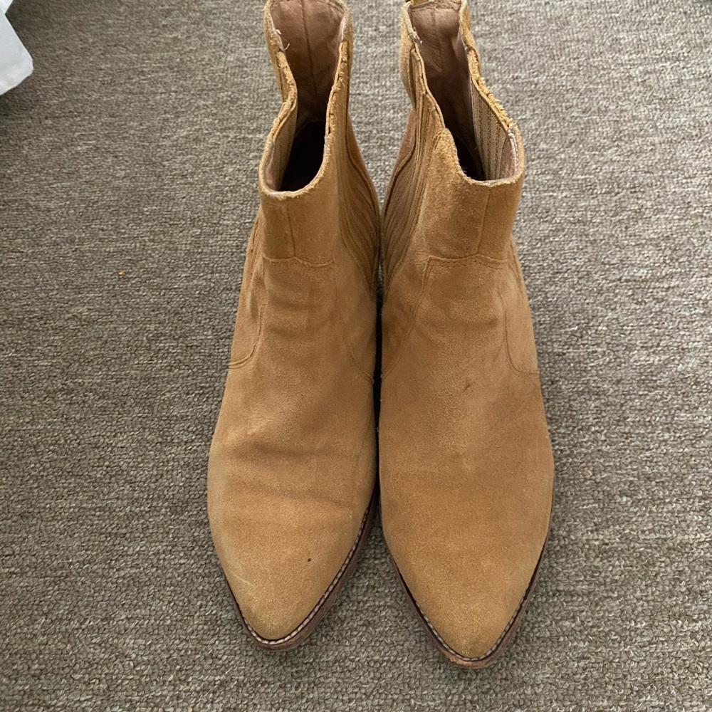 Madewell Suede Western Booties